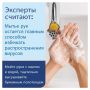 Диспенсер для жидкого мыла ЛАЙМА наливной 0,38 л ABS белый (матовый) 1/50 (Клиент)