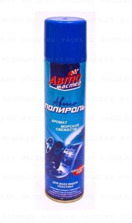 Полироль для автомобиля 180мл Аромат Лимона Автомастер Сибиар 1/24