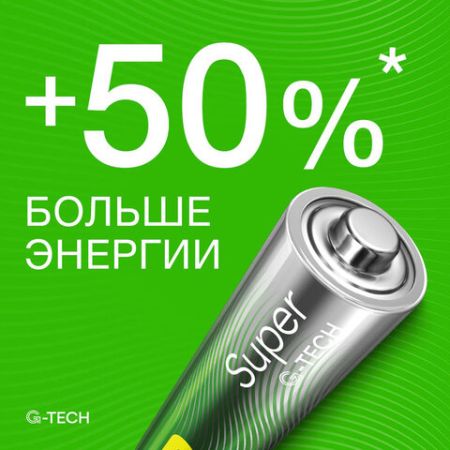 Элемент питания alkaline GP Super АА (LR6 15А) (2шт) 1/10/80