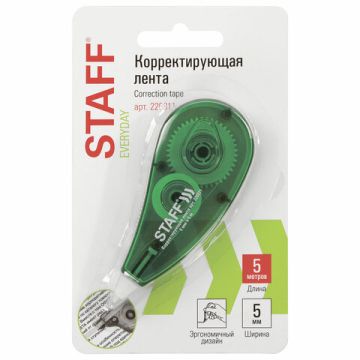 Корректирующая лента 5мм х 5м STAFF 1/24