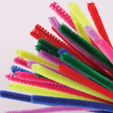 Проволока синельная для творчества ПУШИСТАЯ, 6цв., 30шт., 0,6*30см, ОСТРОВ СОКРОВИЩ (вывод)