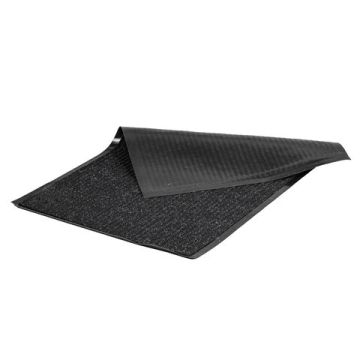 Коврик входной ворсовый влаго-грязезащитный ЛАЙМА 40х60см толщ 7мм черн 1/20 (Клиент)