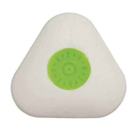 Ластик 35х35х10мм треугольный, пластиковый держатель STAFF College 1/36