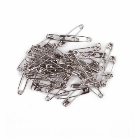 Булавки английские 32мм никелированные 50шт BRAUBERG 1/40/400 (Клиент)