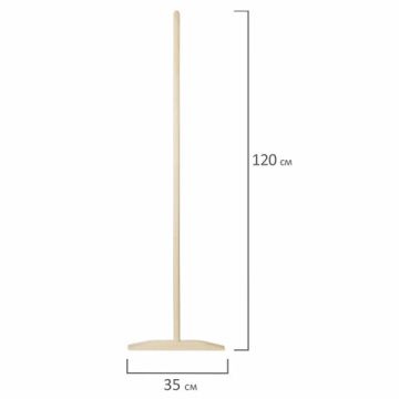 Швабра для пола деревянная черенок 120см высший сорт Laima 1/10