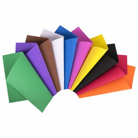 Пористая резина/фоамиран А4, 1 мм ОСТРОВ СОКРОВИЩ 10 л, 10 цв, яркие цвета, 661696