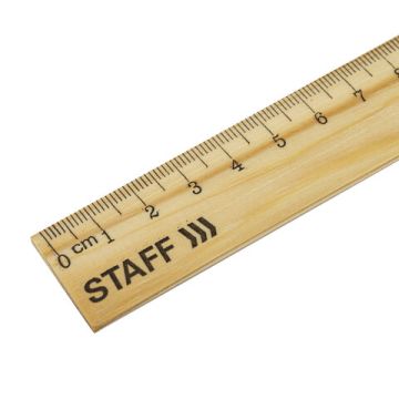 Линейка 20см деревянная STAFF 1/72