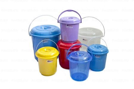 Ведро 5л п/э с крышкой 1/1 