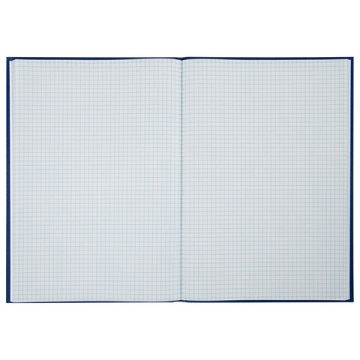 Книга учета 96л 200х290мм клетка,  бумвинил, типограф. блок STAFF 1/10