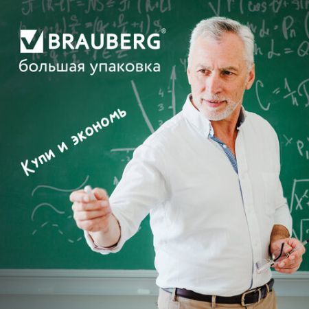 Мелки школьные белые 100шт  круглый мягкий АКАДЕМИЯ BRAUBERG 100/800