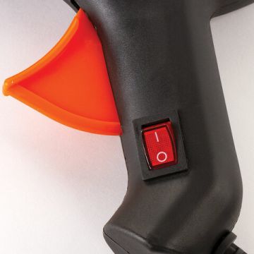 Клеевой пистолет 60Вт для стержня 11 мм, с выключателем BRAUBERG, 12/24