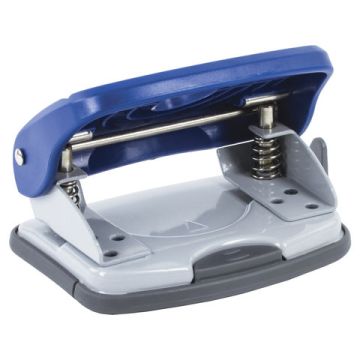 Дырокол на 20листов средний синий Brauberg 1/12/96