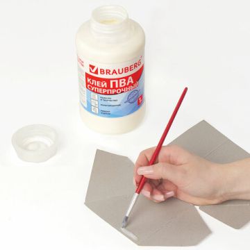 Клей ПВА 1кг суперпрочный керамика ткань кожа дерево бумага картон