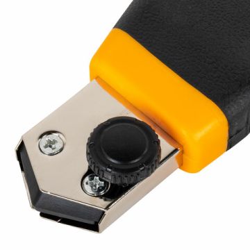 Нож канцелярский 25мм автофиксатор с резиновой вставкой мощный BRAUBERG EXTRA-DL 1/12/72 (Клиент)