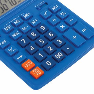 Калькулятор настольный BRAUBERG EXTRA-12-BU (206x155мм) 12разр синий 1/20/40 (Клиент)