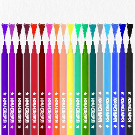 Фломастеры 18цв вентилируемый колпачок ЮНЛАНДИЯ КЛАССНЫЕ 1/12/144