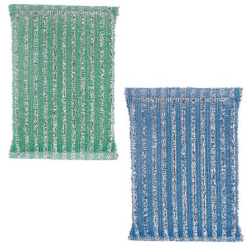 Губка для посуды (2шт) 13x8,5x1,5мм скрабер образив оплетка+ поролон ЛАЙМА 1/144 (Клиент)