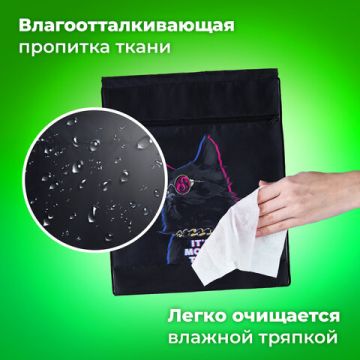 Мешок для обуви 47х37см с петлей карман на молнии Movie time BRAUBERG