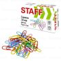 Скрепки 28мм 70шт цветные STAFF 1/10/500 (Клиент)