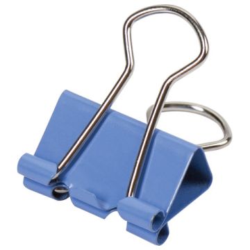 Зажимы для бумаг 19мм на 60л (12шт) цветные в картонной коробке Staff 1/12/300