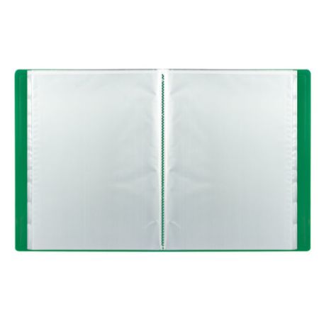 Папка  60 вклад. STAFF, зеленая, 0,5мм, 225707