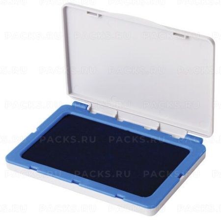 Штемпельная подушка синяя 100х80мм BRAUBERG 1/12