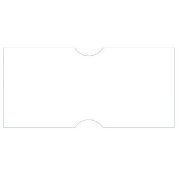 Этикет-лента (21х12) белая 600 шт/рул/д/пистолета BRAUBERG 5/100 (клиент)