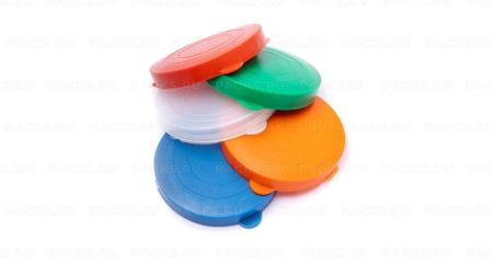 Крышки полиэтиленовые для консервирования d-82 универсальные зеленые 350/350