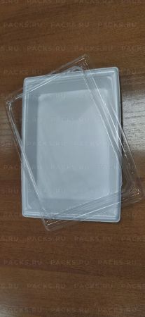 Крышка для контейнера КС-27 (273х197х35) прозрачная ТДУ 200/200