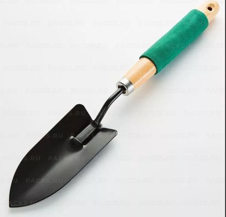 Лопатка садовая сталь+дерево Зеленый луг ИР-3005 1/1
