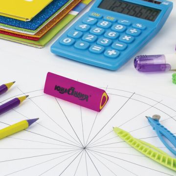 Ластик 44х15х15мм, цвет ассорти, треугольный ЮНЛАНДИЯ Candy 1/36