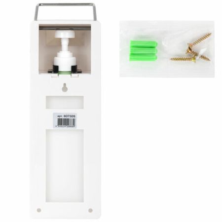 Диспенсер (дозатор) для антисептика и мыла универсальный с еврофлаконом 1л LAIMA 1/20 (клиент)